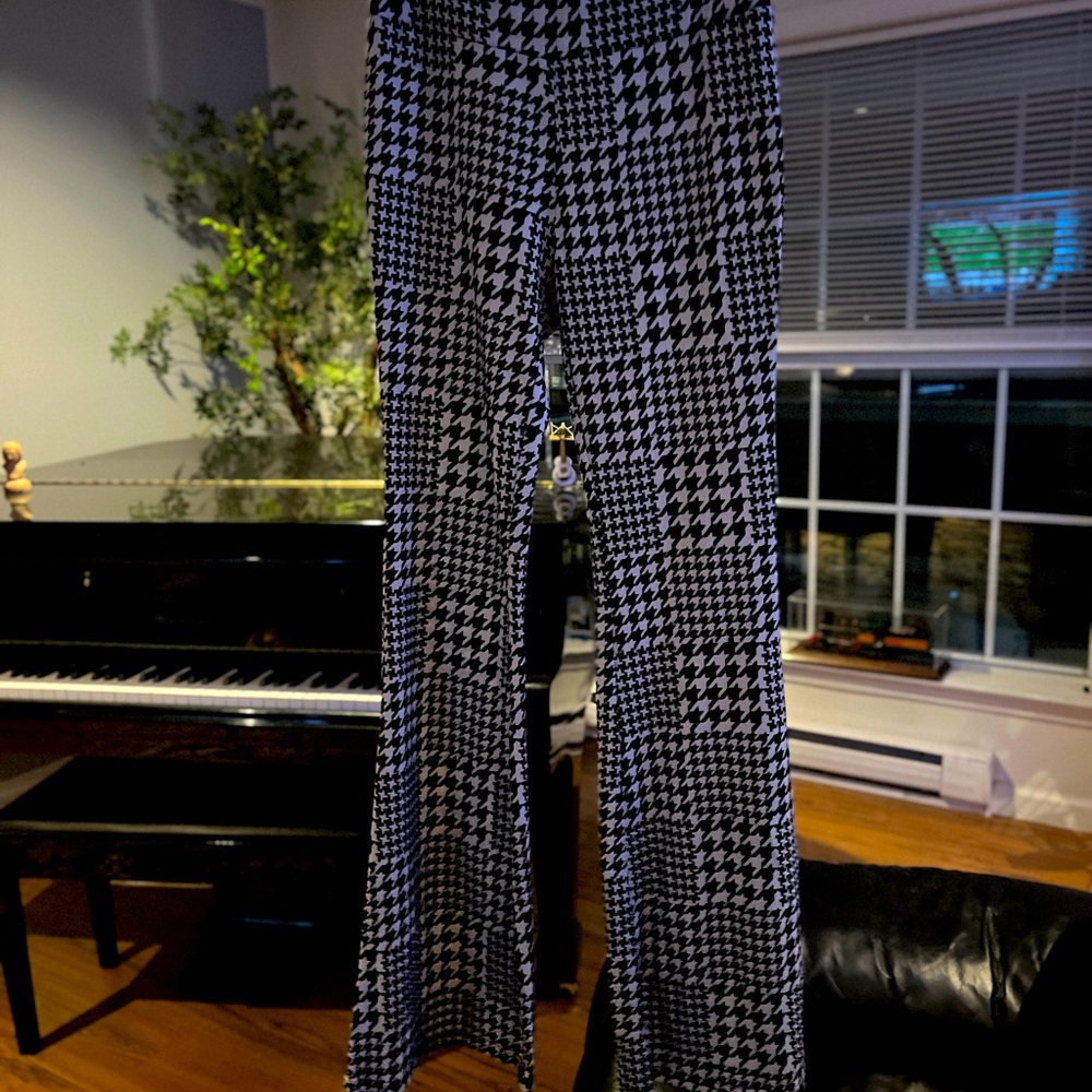 Dress up or don’t. These pants go either way. Also easy care, wash and wear!
